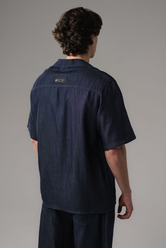 M-251-TK-56-7005 Рубашка джинсовая The Hills Синий