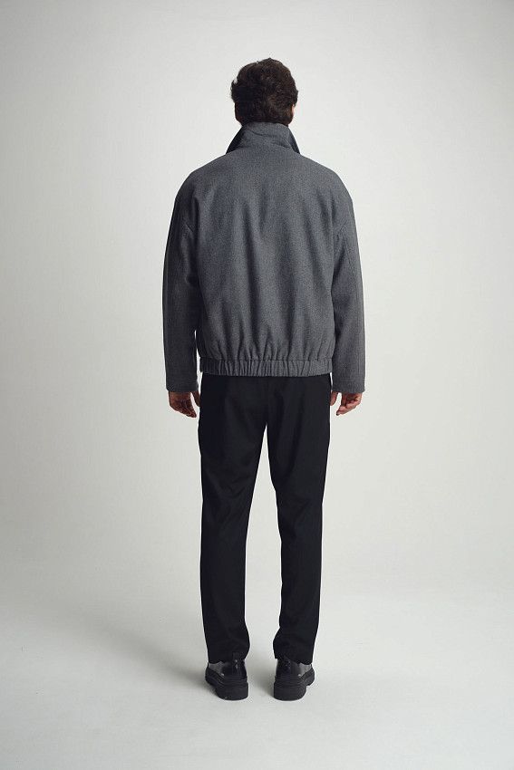 Бомбер The Hills Серый