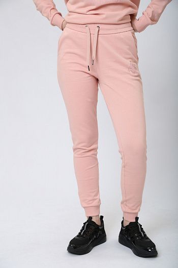 Брюки спортивные хлопковые розовые Armani Exchange