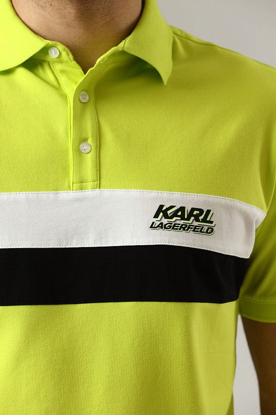 Поло Karl Lagerfeld Салатовый
