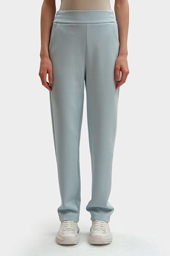 Брюки хлопковые голубые Emporio Armani