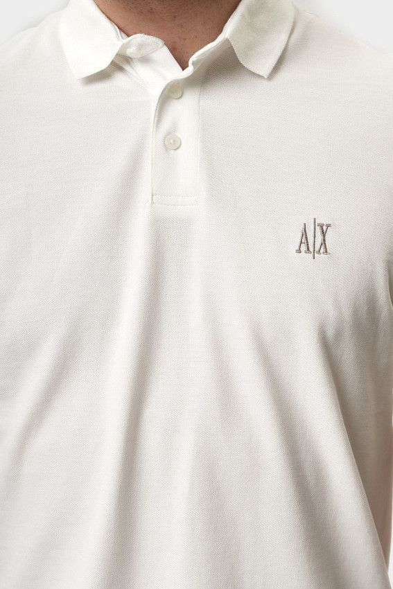 Поло Armani Exchange Белый