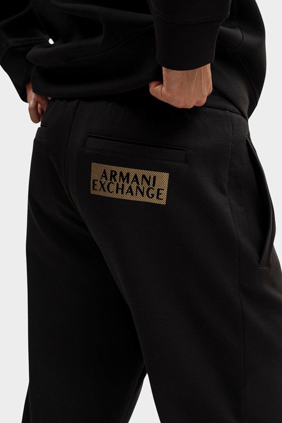 Брюки спортивные Armani Exchange Черный