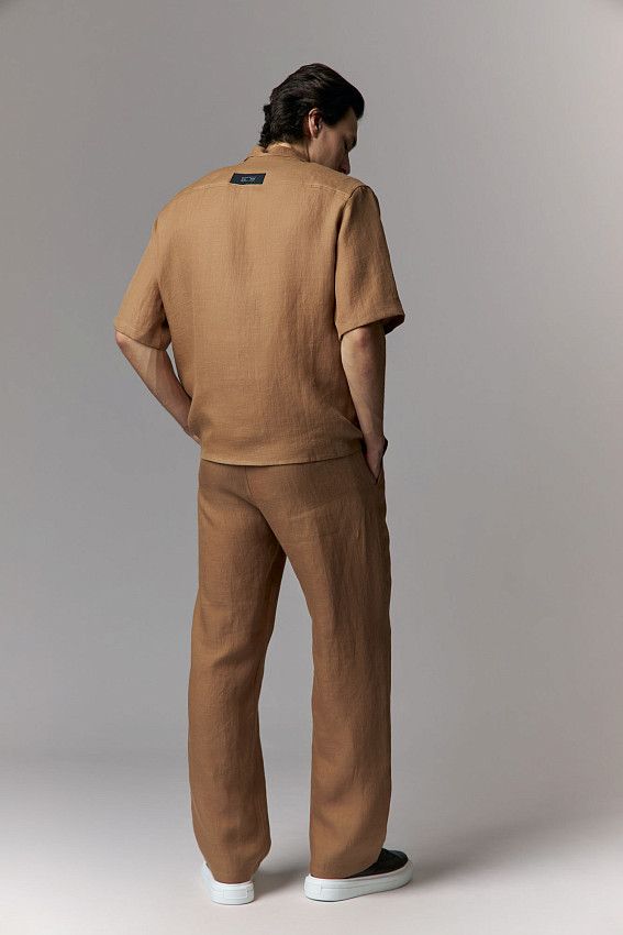 Рубашка с коротким рукавом The Hills Бежевый