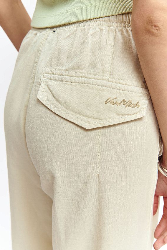 Брюки льняные Van Mich Бежевый