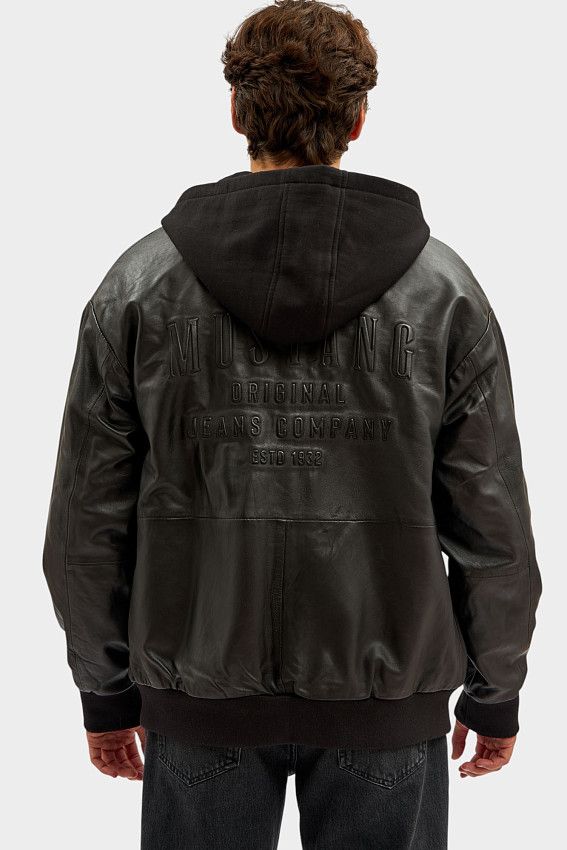 Куртка кожаная Mustang Черный