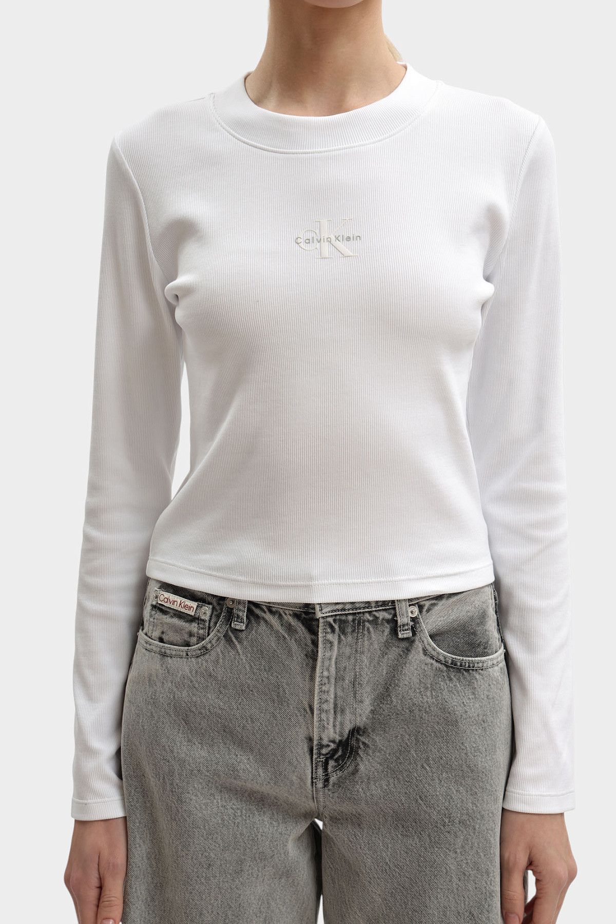 Лонгслив Calvin Klein Jeans Белый