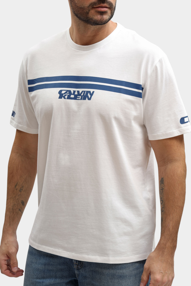 LV04RE811G Футболка Calvin Klein Jeans Белый