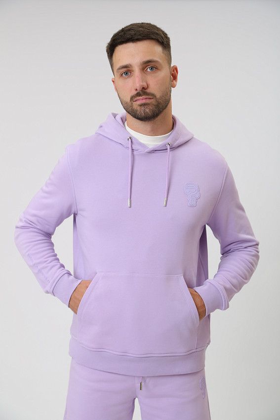 Худи Karl Lagerfeld Фиолетовый