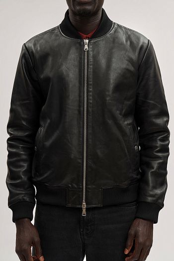 Куртка кожаная Bikkembergs
