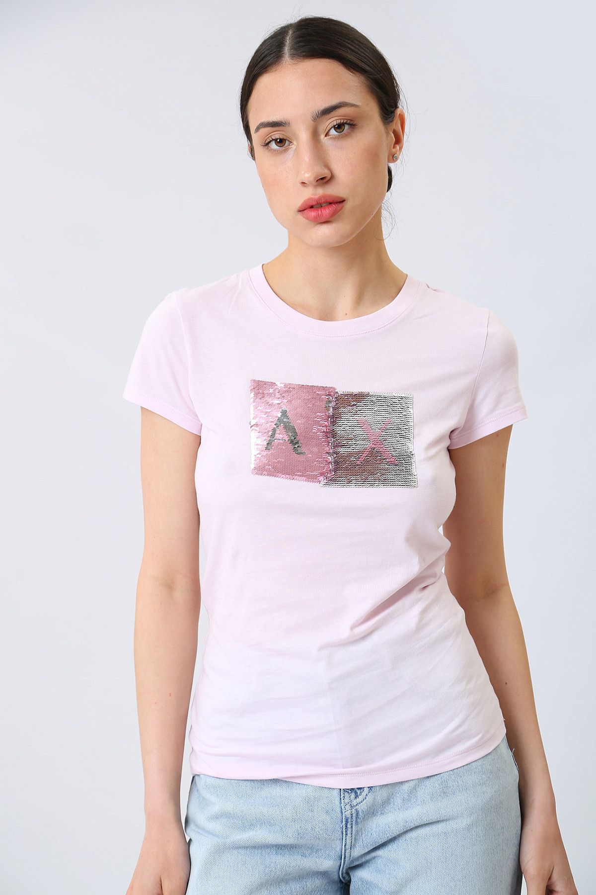 Футболка Armani Exchange Розовый