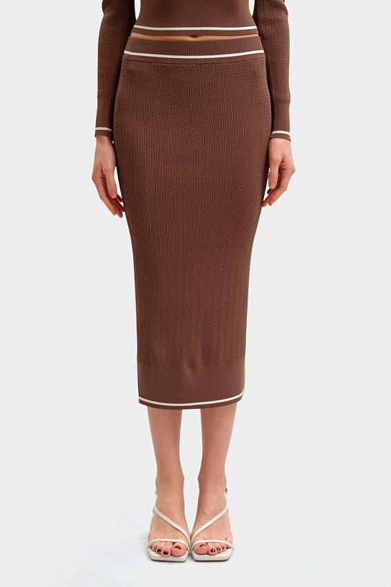 Юбка Armani Exchange Бежевый