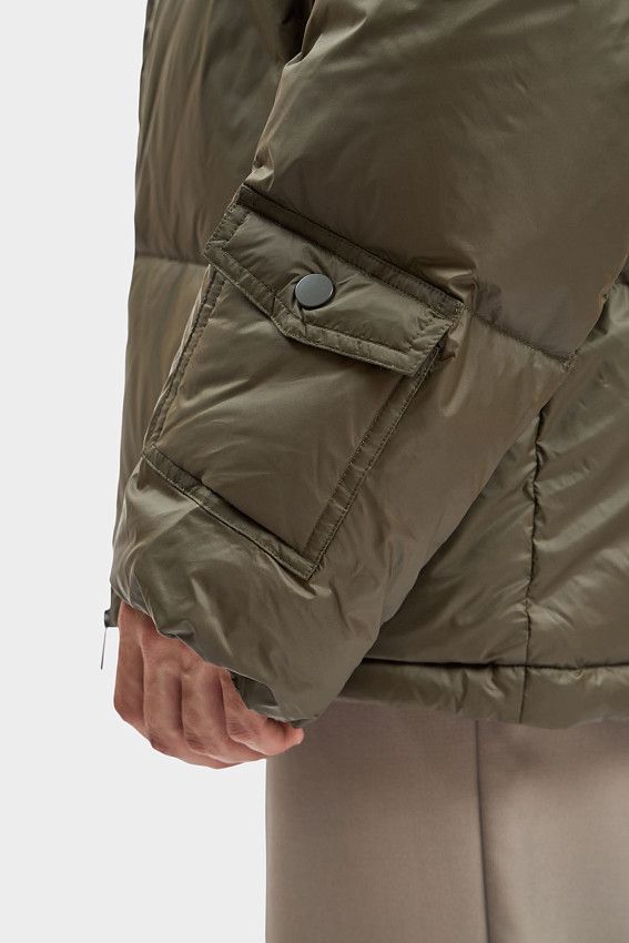 Пуховик The Hills Зеленый