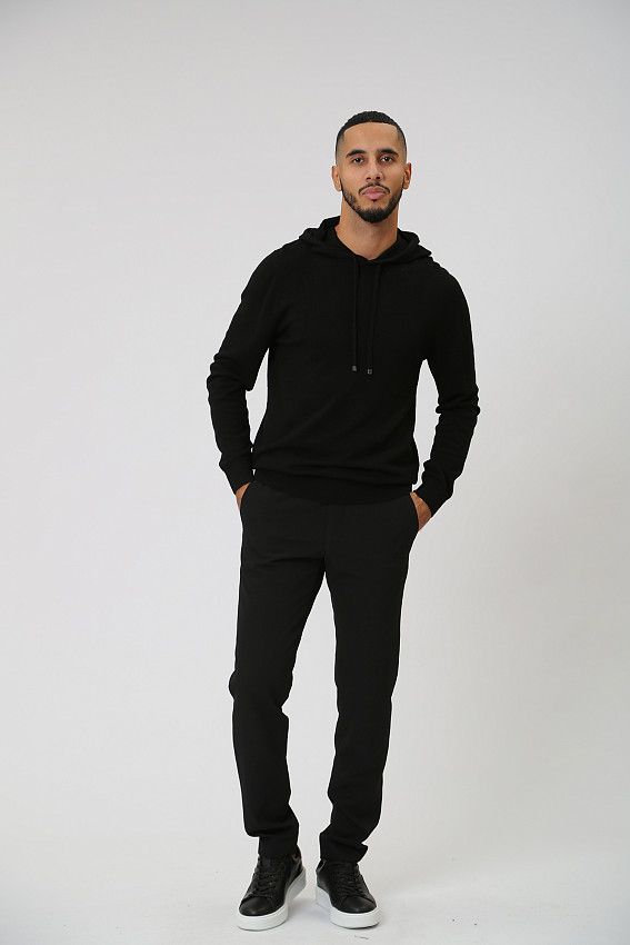 Джемпер с капюшоном Strellson Черный