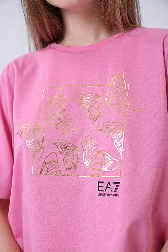 Футболка EA7 Розовый