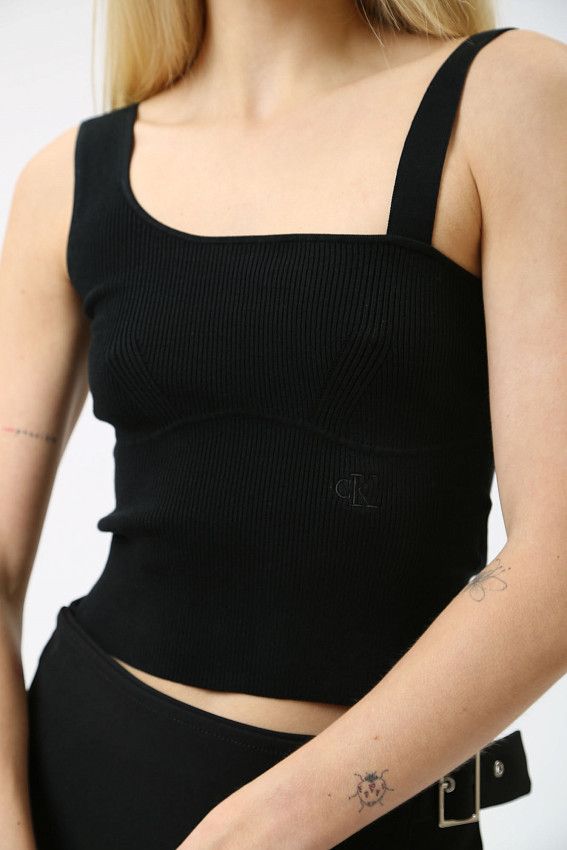 Топ Calvin Klein Jeans Черный
