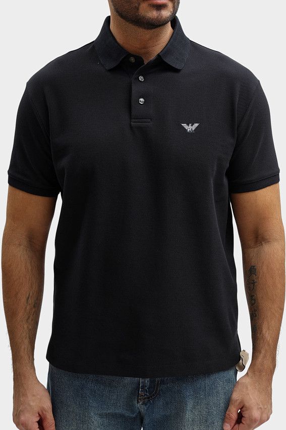 Поло Emporio Armani Синий