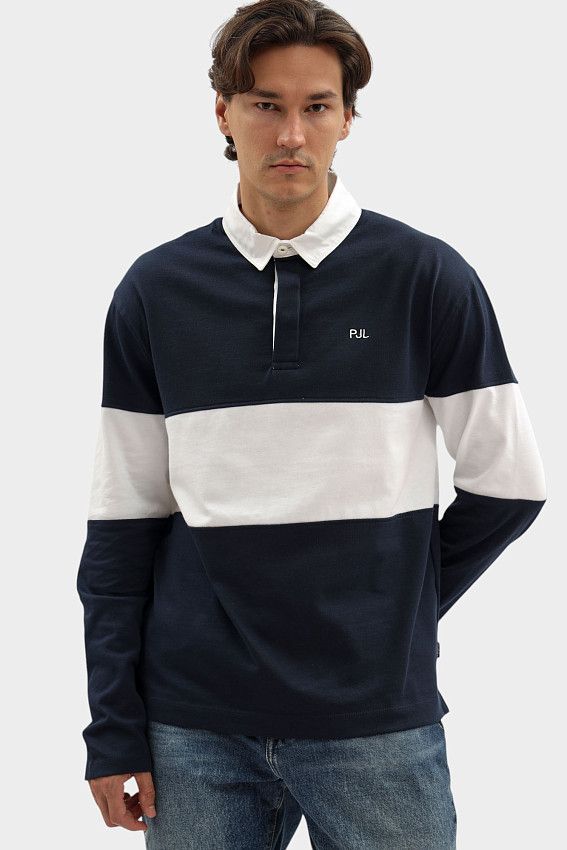 Поло с длинным рукавом Pepe Jeans Синий