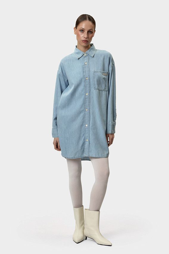 Платье джинсовое Calvin Klein Jeans Синий