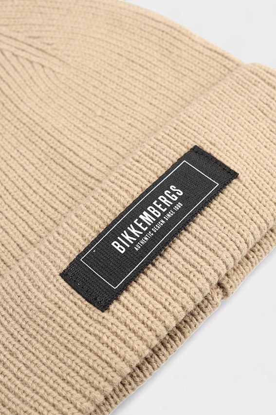 Шапка Bikkembergs Молочный