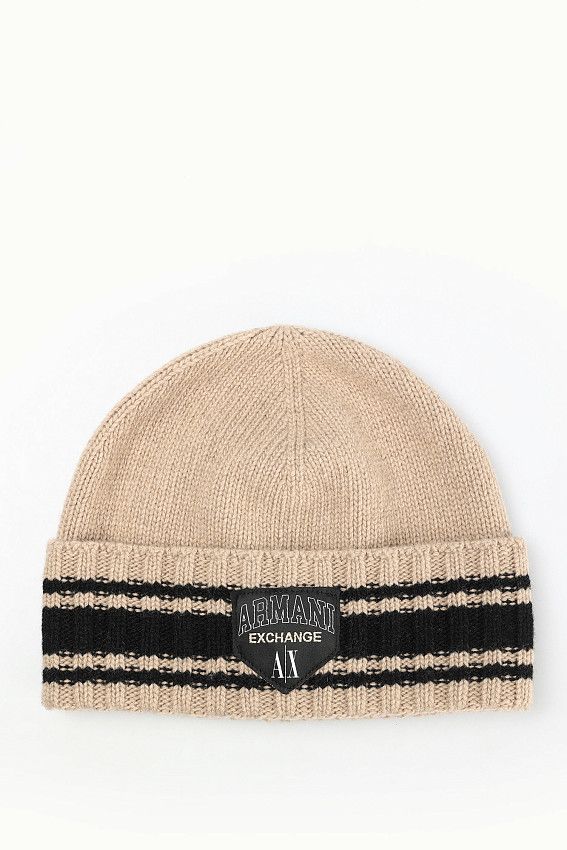 Шапка Armani Exchange Бежевый