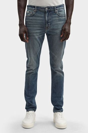 Джинсы зауженные синие Calvin Klein Jeans