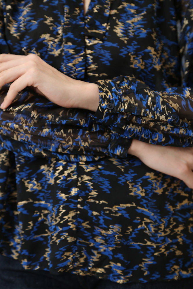 1014541 блузка д/р mustang 