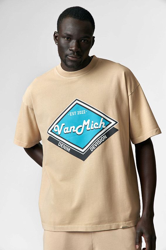 Футболка Van Mich Бежевый