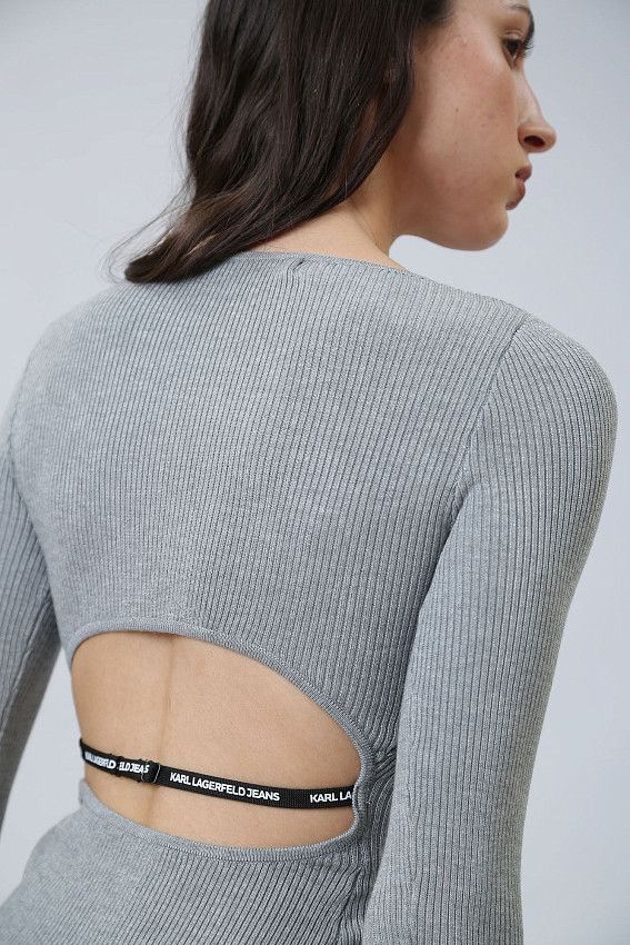 Платье Karl Lagerfeld Jeans Серый