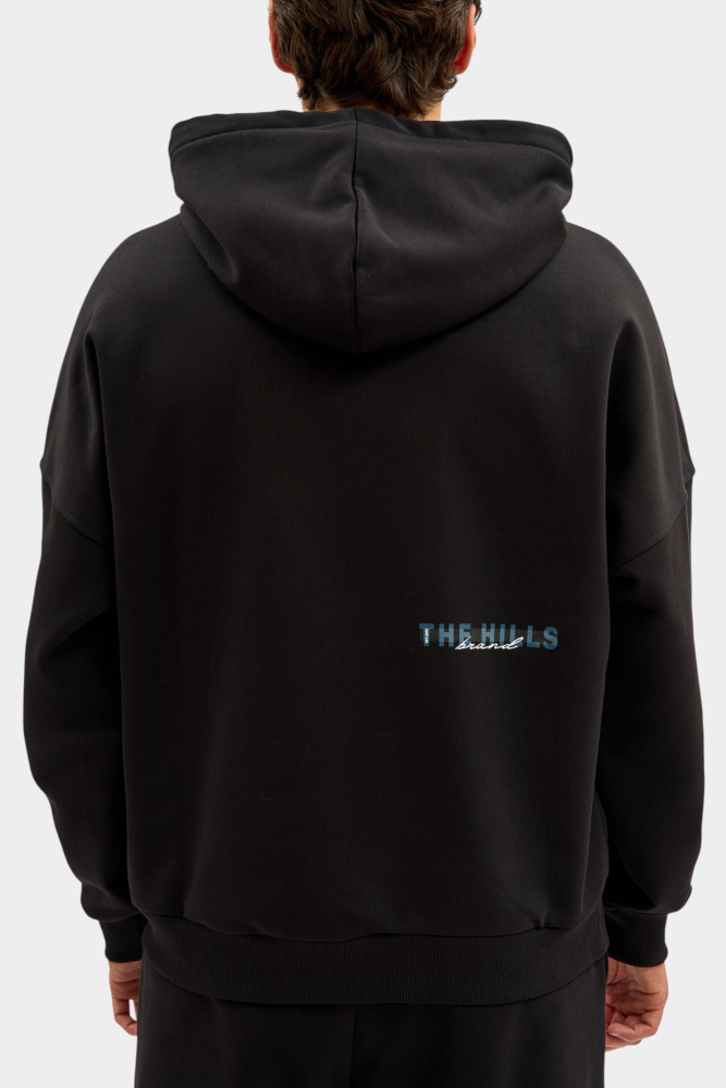 M-252-P-43-0502 Худи The Hills Черный