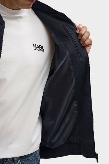 Бомбер черный Karl Lagerfeld