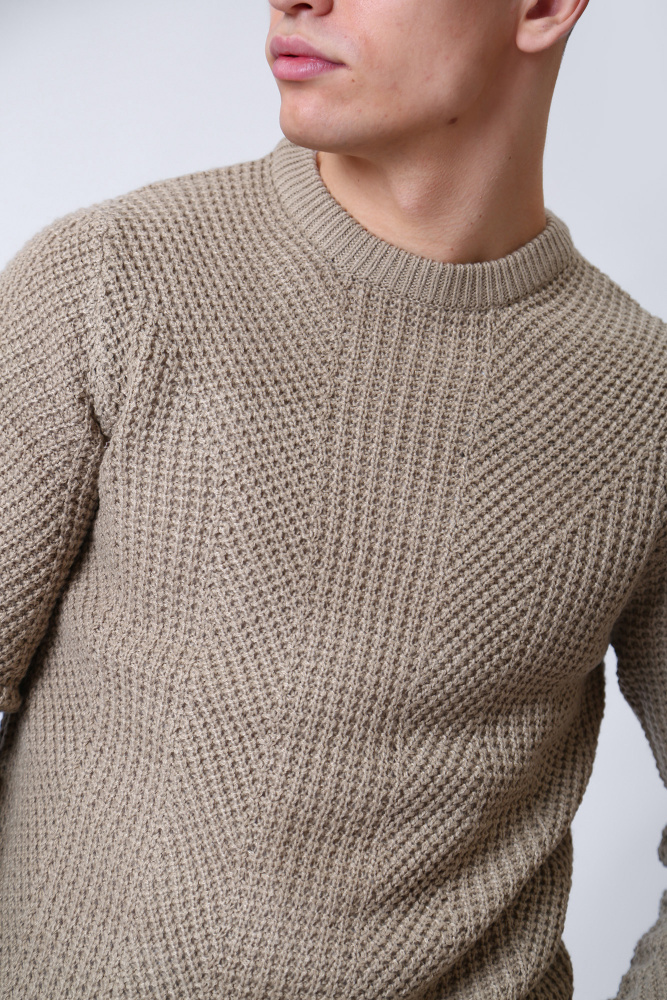 12211334 Свитер Jack & Jones Бежевый