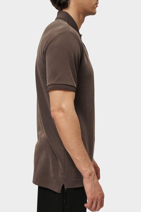 Поло EA7 Коричневый