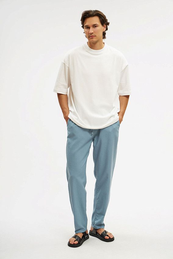 Брюки льняные Van Mich Серый