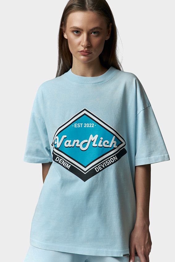 Футболка Van Mich Голубой