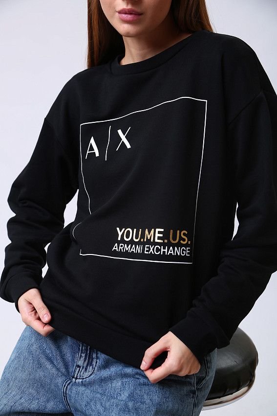 Свитшот Armani Exchange Черный