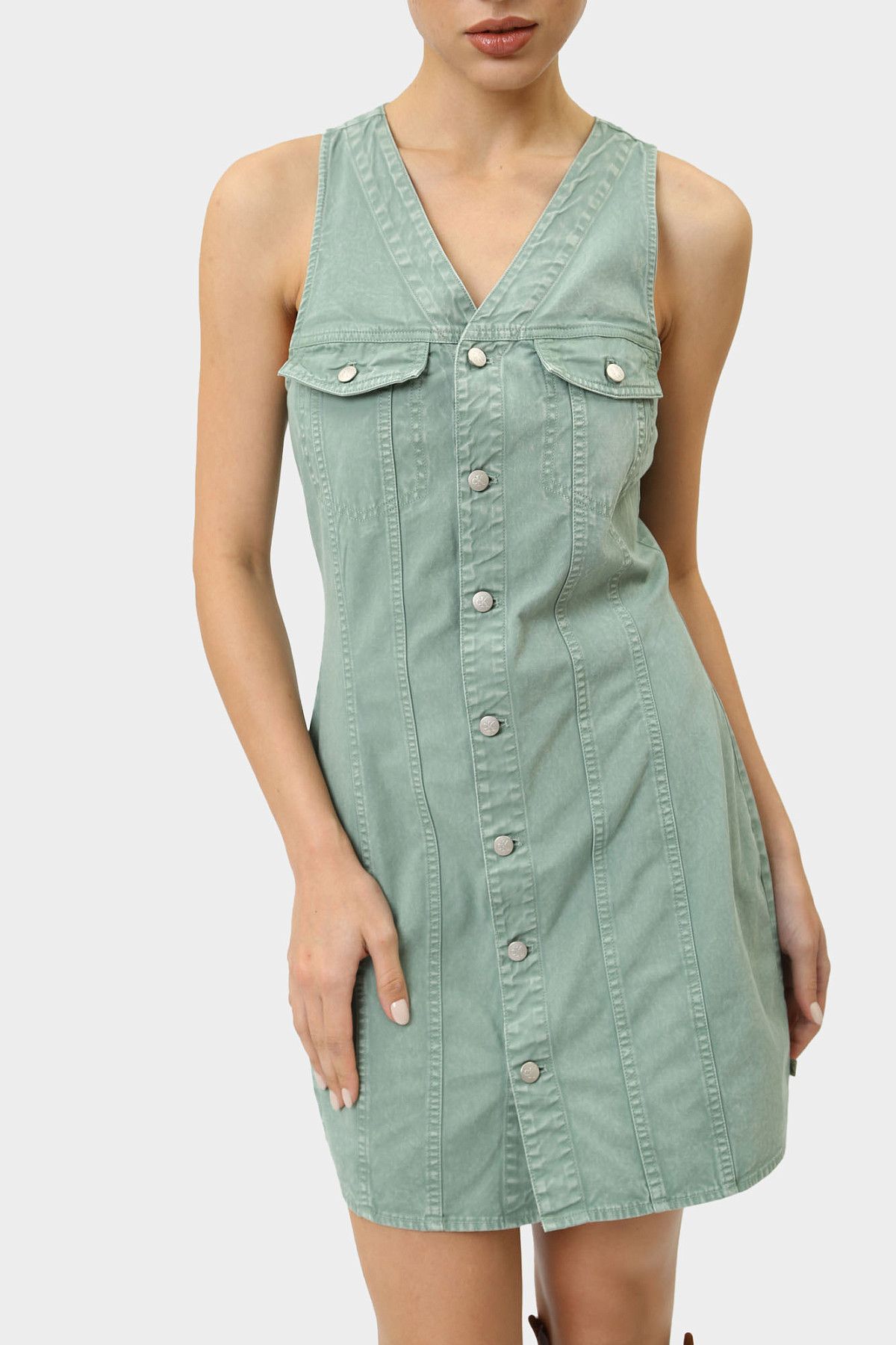 Платье Calvin Klein Jeans Зеленый
