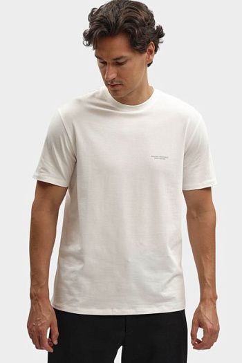 Футболка хлопковая белая Armani Exchange