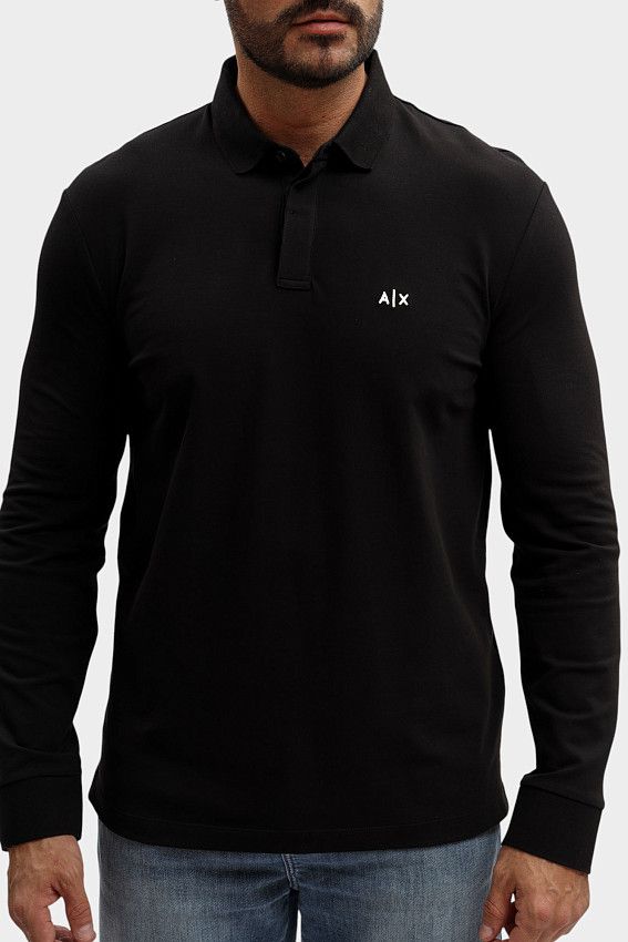 Поло Armani Exchange Черный