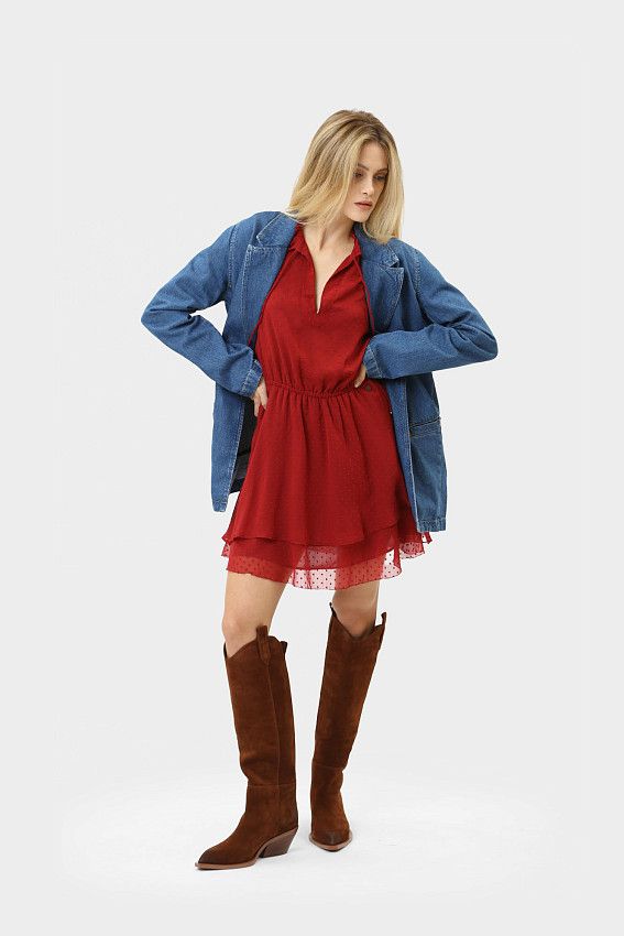 Платье Pepe Jeans Красный