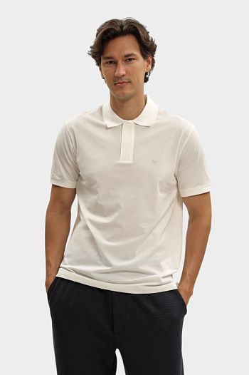 Поло из хлопка Emporio Armani