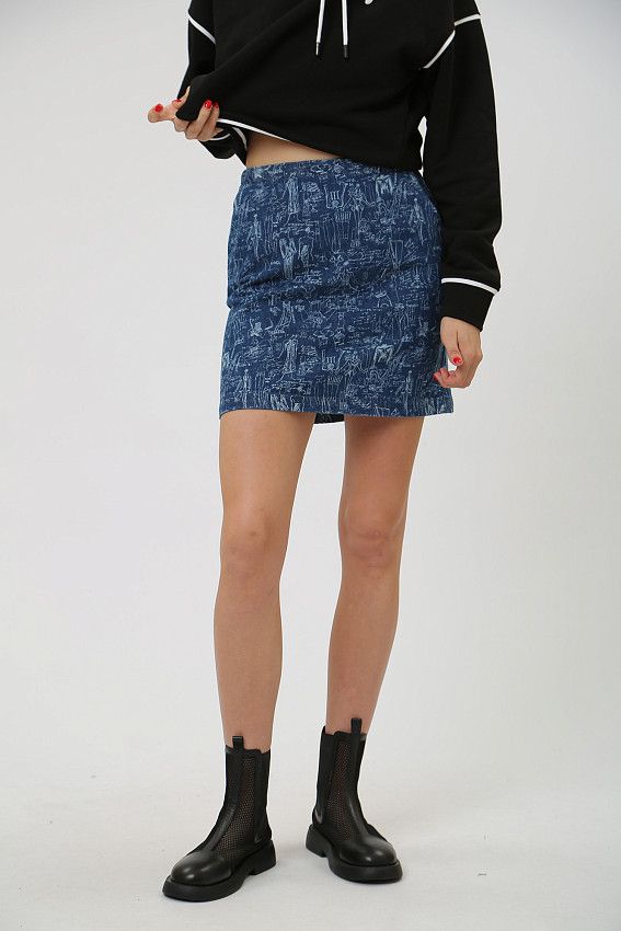 Юбка джинсовая Karl Lagerfeld Синий