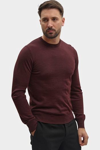 Джемпер шерстяной коричневый Emporio Armani