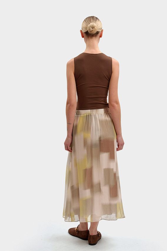 Юбка Armani Exchange Бежевый