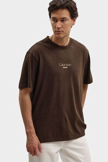 Футболка из хлопка Calvin Klein Jeans