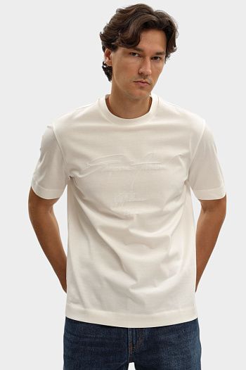 Футболка из хлопка Emporio Armani