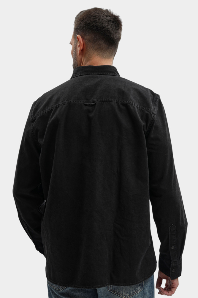 1017190 Рубашка Mustang Черный