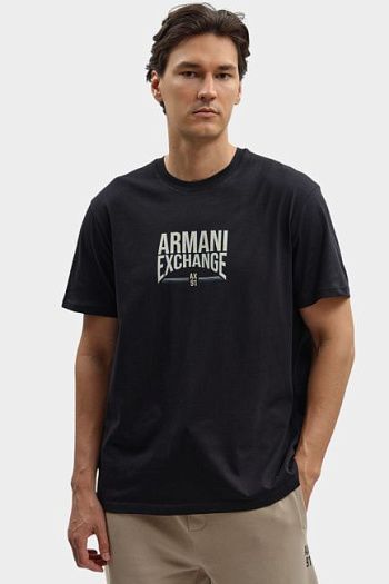 Футболка из хлопка Armani Exchange