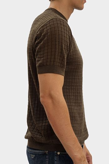 Футболка из лиоцелла Emporio Armani