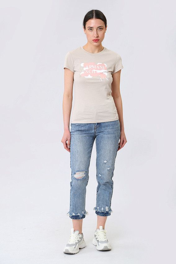 Футболка Armani Exchange Бежевый